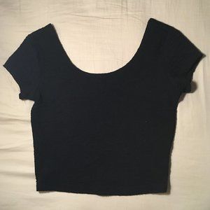 Black Crop Top